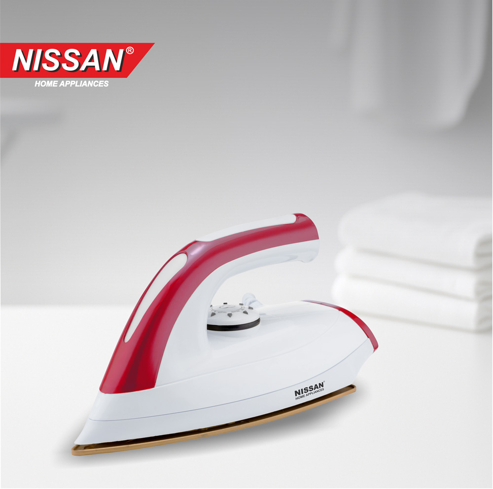 Half-Cut Max Lightweight With Non-Stick Soleplate Dry Iron 1000W (Blue)